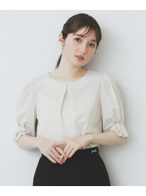 【SALE／20%OFF】ストライプジャージタックスリーブトップス【吸水速乾/洗濯機洗い可】 index インデックス トップス カットソー・Tシャツ ワインレッド ブルー ネイビー グレー【RBA_E】[Rakuten Fashion]