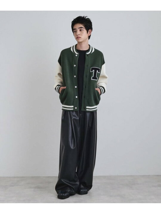 楽天市場】【SALE／50%OFF】ダブルジャカードニットスタジャン tk 