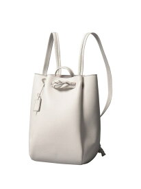 【ロシェ】レザーリュック バックパック M 本革(商品番号:P25-30215) HIROFU ヒロフ バッグ リュック・バックパック ホワイト ブラック シルバー【送料無料】[Rakuten Fashion]