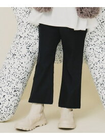 【SALE／30%OFF】【110-160】のびーるフレアパンツ/洗濯機OK THE SHOP TK ザ ショップ ティーケー パンツ その他のパンツ ブルー ブラック【RBA_E】[Rakuten Fashion]