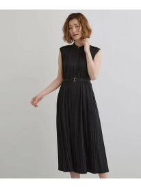 贅沢プリーツが華やかなシャンブレープリーツワンピース grove グローブ ワンピース・ドレス その他のワンピース・ドレス ピンク ブラック ネイビー【送料無料】[Rakuten Fashion]