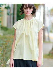 【SALE／20%OFF】【コットン100%/洗える】フレンチスリーブイレギュラーヘムブラウス DRESSTERIOR ドレステリア トップス シャツ・ブラウス イエロー ベージュ ブラウン【RBA_E】【送料無料】[Rakuten Fashion]