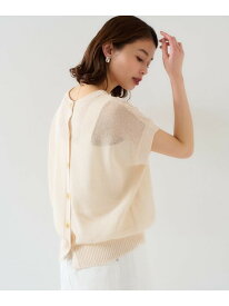 【SALE／30%OFF】【前後2WAY/清涼感】コクーンシルエット プルオーバーニット UNTITLED アンタイトル トップス ニット ブラック ホワイト オレンジ ブラウン【RBA_E】【送料無料】[Rakuten Fashion]