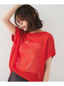 【SALE／50%OFF】【前後2WAY/清涼感】コクーンシルエット プルオーバーニット UNTITLED アンタイトル トップス ニット ブラック ホワイト オレンジ ブラウン【RBA_E】【送料無料】[Rakuten Fashion]