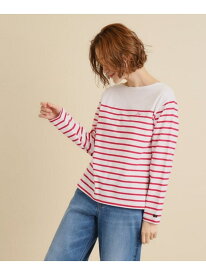 【Lee*grove別注】BASQUE SHIRT grove グローブ トップス カットソー・Tシャツ ピンク ブルー ネイビー【送料無料】[Rakuten Fashion]