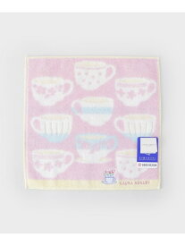 カップアンドソーサ タオルハンカチ LAURA ASHLEY HOME ローラ アシュレイ ファッション雑貨 ハンカチ・ハンドタオル ブルー ピンク グリーン[Rakuten Fashion]