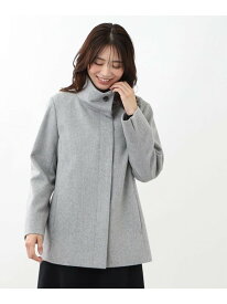 【SALE／50%OFF】【SALE/定番人気】スタンドカラーミドルコート Reflect リフレクト ジャケット・アウター その他のジャケット・アウター グレー ネイビー ベージュ イエロー【RBA_E】【送料無料】[Rakuten Fashion]