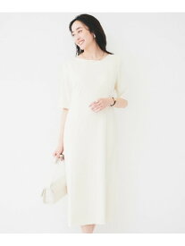 【SALE／40%OFF】【きれいめ/上品/夏ワンピ】アシメネックワンピース UNTITLED アンタイトル ワンピース・ドレス その他のワンピース・ドレス グレー ホワイト【RBA_E】【送料無料】[Rakuten Fashion]