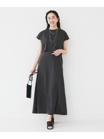【SALE／30%OFF】【洗える/夏ワンピ/2WAY】ジャージワンピース UNTITLED アンタイトル ワンピース・ドレス その他のワンピース・ドレス ブラック グレー ブラウン【RBA_E】【送料無料】[Rakuten Fashion]