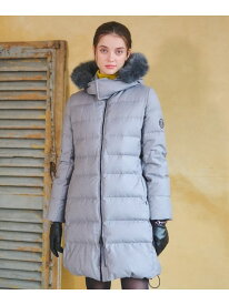 【SALE／10%OFF】【大人百花冬号掲載 モデル美香さん着用】ブルーフォックスファーロングダウンコート DRESSTERIOR ドレステリア ジャケット・アウター ダウンジャケット・ダウンベスト グレー【RBA_E】【送料無料】[Rakuten Fashion]