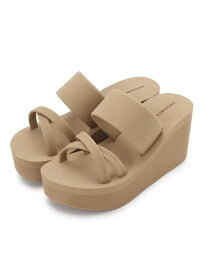 【SALE／10%OFF】やわらか厚底サンダル ESPERANZA エスペランサ シューズ・靴 サンダル グレー ブラック ベージュ【RBA_E】【送料無料】[Rakuten Fashion]
