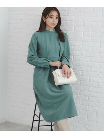 【SALE／50%OFF】《S-LLsize》起毛ツイード調ジャージワンピース【洗濯機洗い可】 index インデックス ワンピース・ドレス その他のワンピース・ドレス ブラック ブルー グレー【RBA_E】[Rakuten Fashion]
