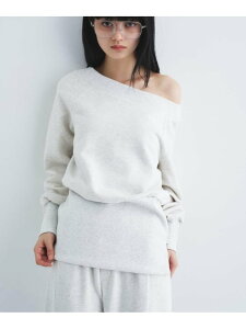 �ySALE�^50%OFF�z�yRe�zoff-shoulder sweat CODE A �R�[�h�G�[ �g�b�v�X �X�E�F�b�g�E�g���[�i�[ �z���C�g�yRBA_E�z�y���������z[Rakuten Fashion]