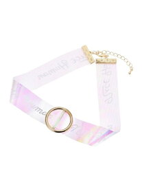 【SALE／60%OFF】オーロラチョーカー PINK-latte ピンク ラテ アクセサリー・腕時計 ネックレス ホワイト パープル【RBA_E】[Rakuten Fashion]