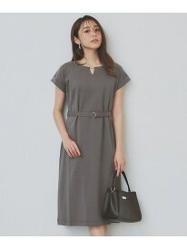 【SALE／40%OFF】《5色展開/XS-3Lサイズ》Iラインシルエットワンピース【UV/接触冷感/洗濯機洗い可】 index インデックス ワンピース・ドレス その他のワンピース・ドレス グレー ブラウン ブラック ネイビー【RBA_E】[Rakuten Fashion]