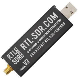 RTL-SDR Blog V3 R860 RTL2832U 1PPM TCXO SMA ソフトウェア デファインド ラジオ (ドングルのみ) (ブラック)