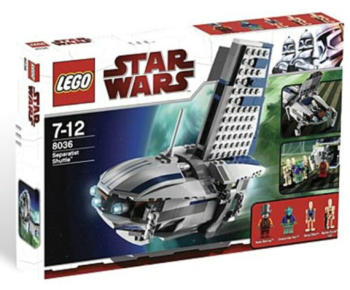 楽天市場】レゴ LEGO スターウォーズ 分離主義勢力のシャトル 8036 