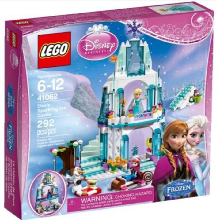 楽天市場】レゴ ディズニープリンセス エルサのきらめく氷のお城 41062  