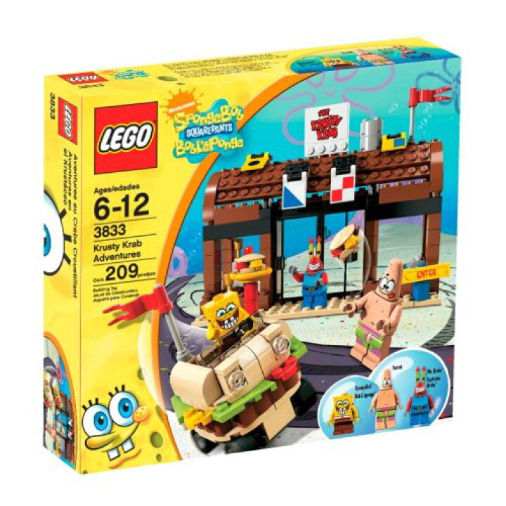 楽天市場】レゴ LEGO スポンジボブ カニカーニの冒険 3833 : ワールド 