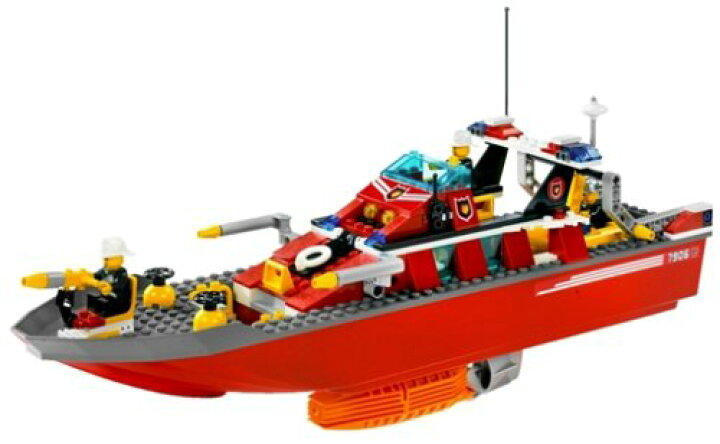 楽天市場】LEGO レゴ シティ 消防ボート 7906 : ワールドセレクトショップ