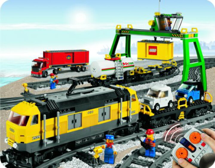 楽天市場】レゴ シティ LEGO CITY トレイン 新カーゴ・トレイン 7939 