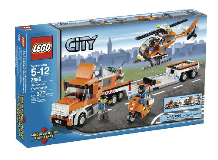 楽天市場】LEGO 7686 City Helicopter Transporterレゴ シティ 