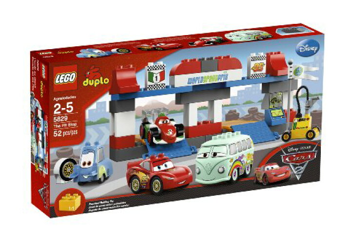 楽天市場】レゴ デュプロ カーズ2 ピットストップ 5829 日本未発売品 