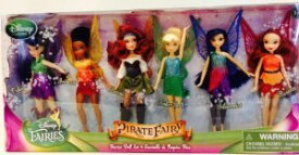 Disney (ディズニー)Pirate Fairy Set of 6 Dolls Tinkerbell (ティンカーベル) Fairy Doll NEW ドール