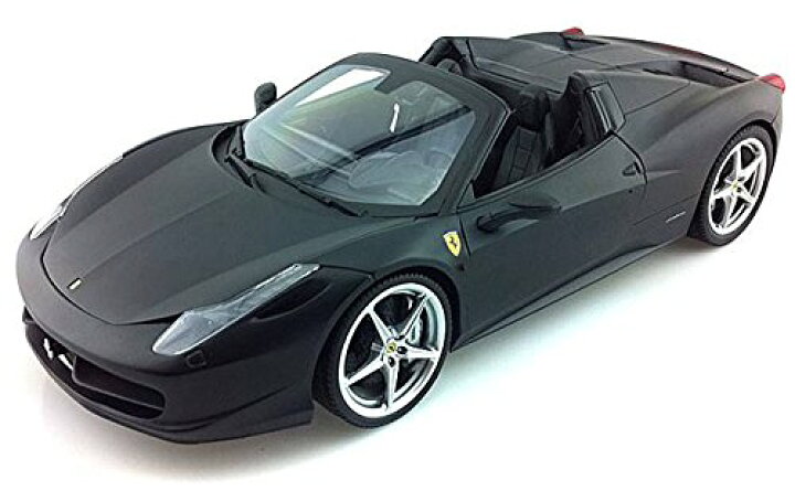 楽天市場】FERRARI フェラーリ 458 spider 黒(マットブラック 