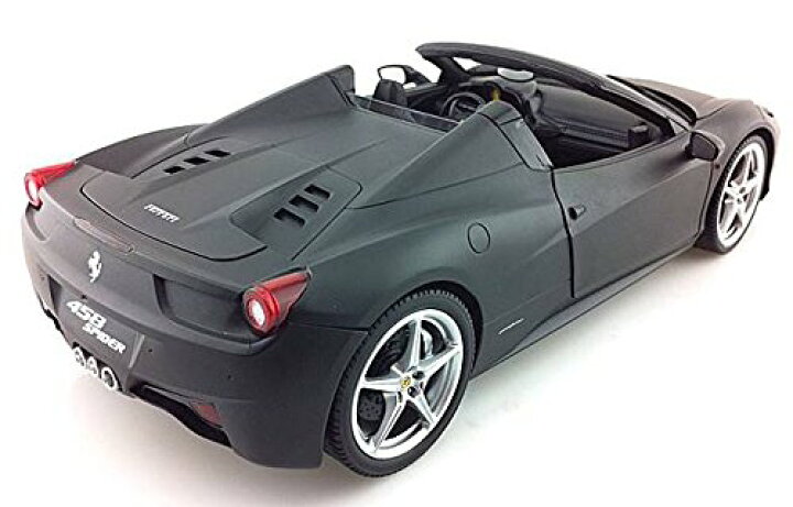 楽天市場】FERRARI フェラーリ 458 spider 黒(マットブラック 