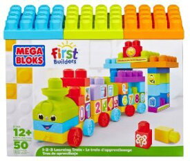 Mega Bloks (メガブロック) First Builders 123 Learning Train ブロック おもちゃ