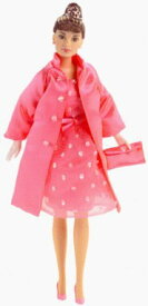 バービー人形 オードリー?ヘップバーン "ティファニーで朝食を" ピンクのドレスとコート