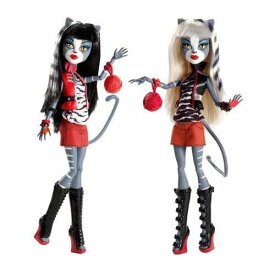 Monster High モンスターハイ Action Figure Doll 2Pack Gift Set Werecat Sisters Meowlody Purrsephone