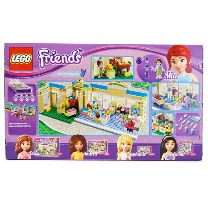楽天市場 女の子も楽しい レゴ フレンズ ハートレイク ヴェット動物病院 31 Lego ワールドセレクトショップ