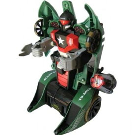 Maisto Twist & Shoot Remote Control Street Trooper Transforming Robot Green & Black おもちゃ
