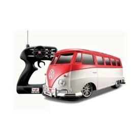 Maisto Tech 1:10 Red & White Volkswagon Bus Van "Samba" RC Remote Control Car おもちゃ