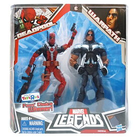 マーベル レジェンド Marvel Legends 6インチ デッドプール(赤) + ワーパス 2体セット