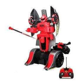 Maisto Twist & Shoot Remote Control Street Trooper Robot Car Red & Gray おもちゃ