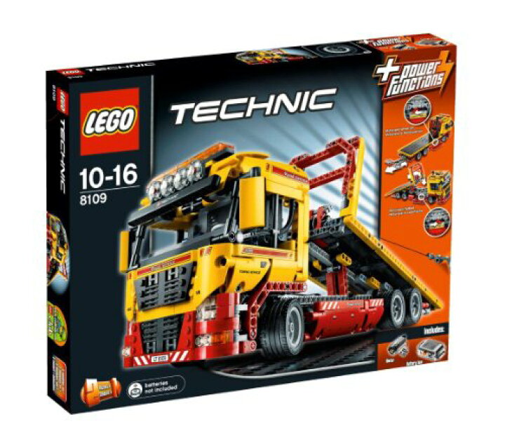 楽天市場】レゴ LEGO テクニック フラットベッド・トラック 8109 