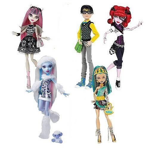 Monster High モンスターハイ Doll Assortment Wave 7 61%OFF Abbey J 信用 Rochelle Jackson Case Goyle Bominable
