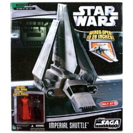 Star Wars Saga '06 Exclusive Vehicle Imperial Shuttle with Darth Vader & Red Royal Guard Action Fi