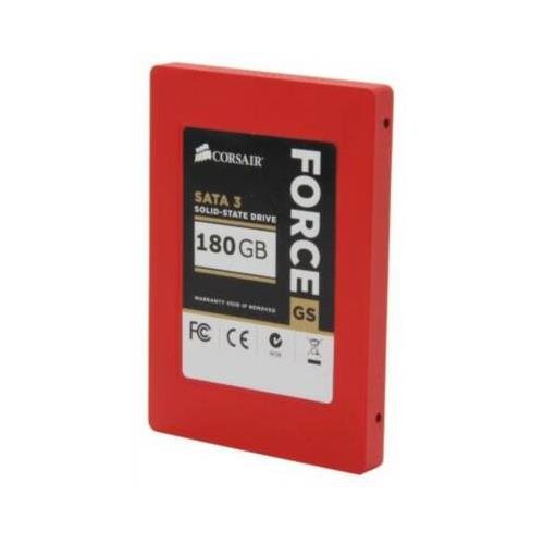 CORSAIR Force Series GS Red 180GB (6Gb/s) SATA 3 SF2200 controller Toggle SSD (CSSD-F180GBGS-BK)
