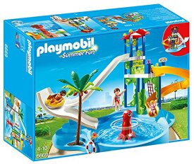 PLAYMOBIL (プレイモービル) 6669 Water park with giant slides