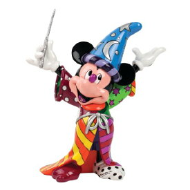 Enesco Disney by Britto Sorcerer Mickey by Britto Figurine, 8.875-Inch/ロメロブリット/ディズニー/