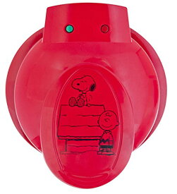 Smart Planet WM6S Peanuts Snoopy and Charlie Brown Waffle Maker, Red by Smart Planet