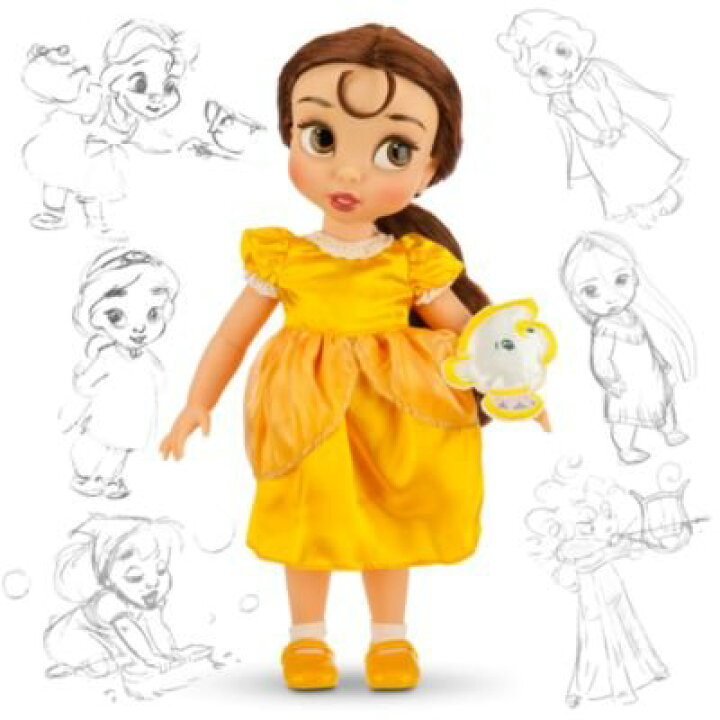楽天市場 ディズニー Disney Us公式商品 美女と野獣 ベル プリンセス 人形 ドール フィギュア おもちゃ アニメータ ワールドセレクトショップ