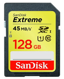 サンディスク Sandisk SDXC Extreme 128GB class10 45MB/s UHS-I [PC]