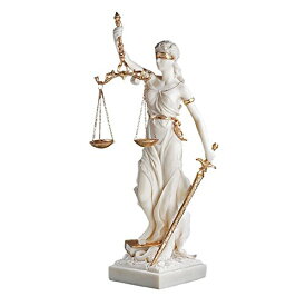 Design Toscano Bonded Marble Themis Blind Justice Statue