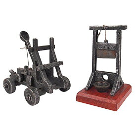 Design Toscano Desk-Sized Catapult and Guillotine Set of Two