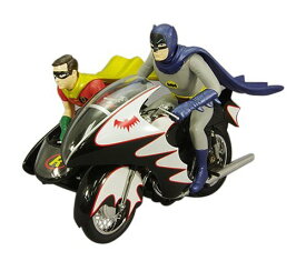 Hot Wheels Elite Batman Classic TV Series BATCYCLE with Figures Die-cast Vehicle (1:12 Scale)